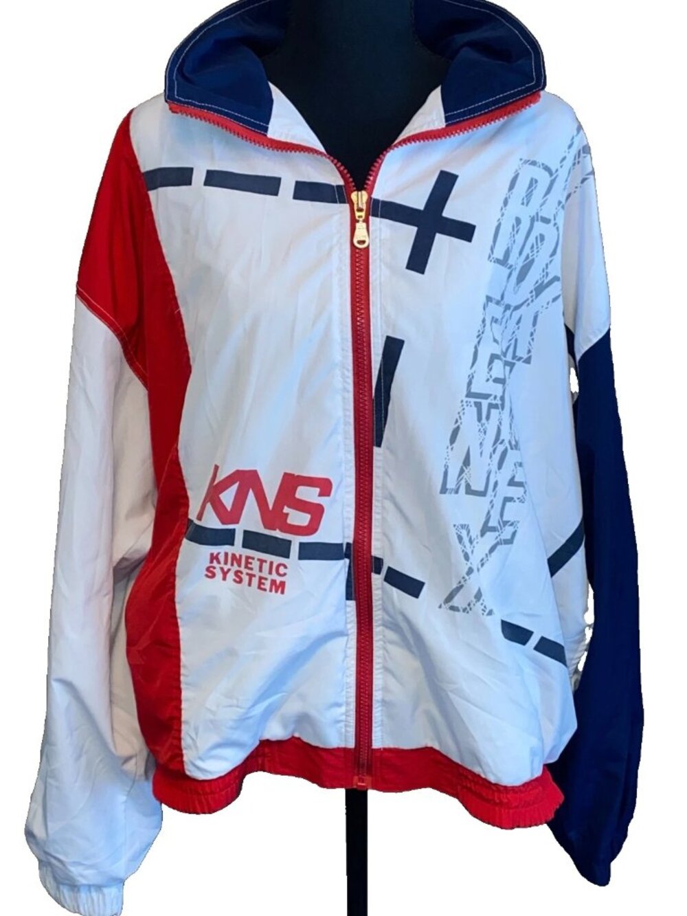 Vintage PRO KENNEX Tennis Windbracker Nylon Track Jacket Men’s EU 105 US L/XL